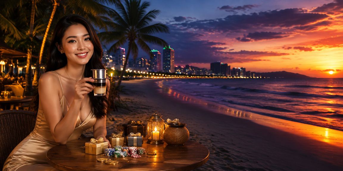 Người chơi VIP tại Đà Nẵng duyệt khu High Roller 3d66 bên tách cà phê