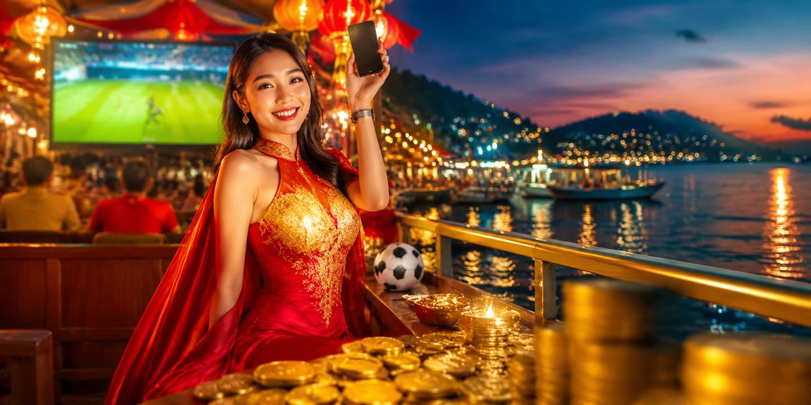 Người hâm mộ bóng đá tại Phú Quốc xem nhận định cược đêm tại chợ đêm